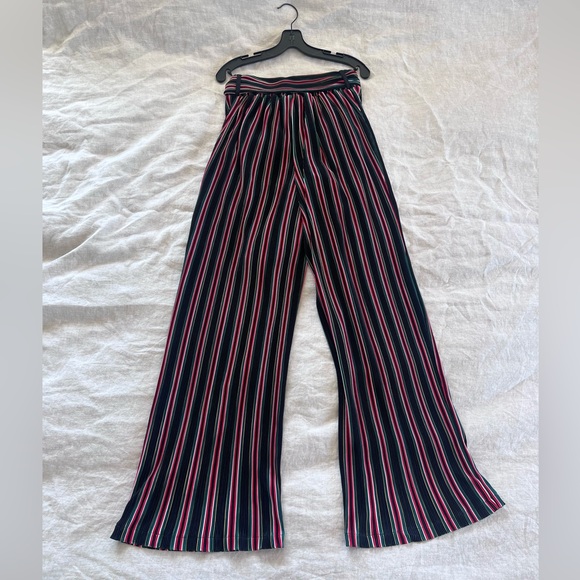 House of Harlow 1960 X Revolve Tania Pants and Arnound Top in Noir Stripe - Picture 7 of 15